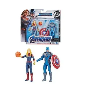 Hasbro Avengers: Endgame Team 6-Inch Action Figure Packs - Captain Marvel & Captain America