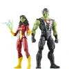 Hasbro Avengers 60th Anniversary Marvel Legends Skrull Queen and Super-Skrull 6-Inch Action Figures