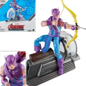 Hasbro Avengers 60th Anniversary Marvel Legends Hawkeye with Sky-Cycle 6 Inch Action Figure