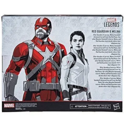 Hasbro Black Widow Marvel Legends 6-Inch Red Guardian and Melina Vostkoff Action Figures