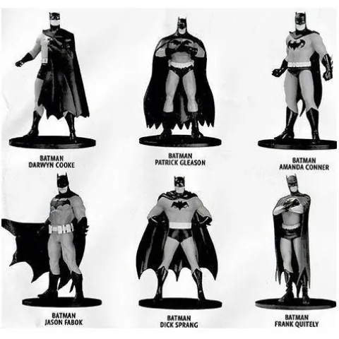 DC Direct DC Collectibles Black & White Batman Mini Figures Blind Bag