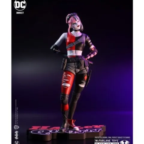 DC Direct Harley Quinn Black & White By Simone Di Meo Statue