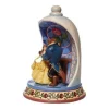 Enesco Disney Traditions Beauty and the Beast Rose Dome