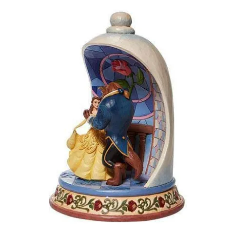 Enesco Disney Traditions Beauty and the Beast Rose Dome "Enchanted Love" by Jim Shore Statue
