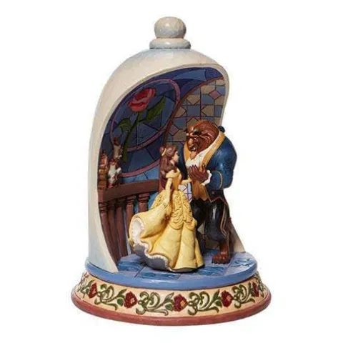 Enesco Disney Traditions Beauty and the Beast Rose Dome "Enchanted Love" by Jim Shore Statue