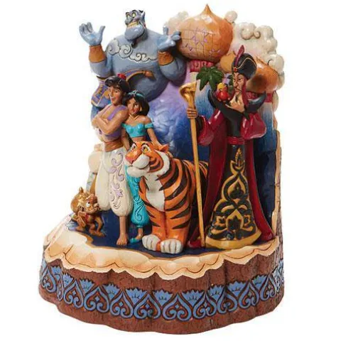 Enesco Disney Traditions Carved by Heart Aladdin "A Wondrous Place” by Jim Shore Statue