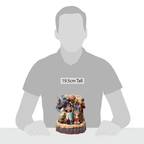 Enesco Disney Traditions Carved by Heart Aladdin "A Wondrous Place” by Jim Shore Statue