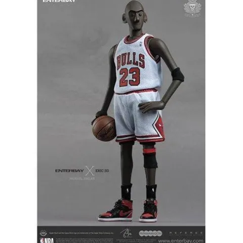 Enterbay x Eric So Michael Jordan Chicago Bulls Home Jersey 1:6 Scale Action Figure