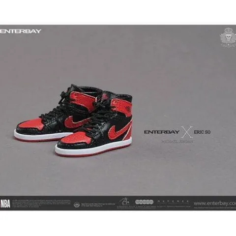 Enterbay x Eric So Michael Jordan Chicago Bulls Home Jersey 1:6 Scale Action Figure