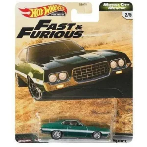 Mattel Fast & Furious Hot Wheels Premium Vehicle 2020 - 2/5 '72 Ford Gran Torino Sport