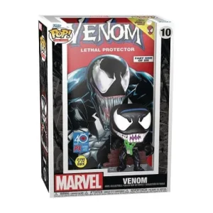 Funko #10 Marvel Venom Glow-in-the-Dark Pop! Lethal Protector Comic Cover Previews Exclusive