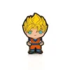 Funko Dragon Ball Z Super Saiyan Goku Pop! Enamel Pin - Entertainment Earth Exclusive