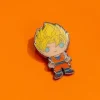 Funko Dragon Ball Z Super Saiyan Goku Pop! Enamel Pin - Entertainment Earth Exclusive
