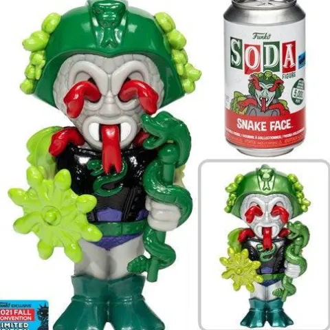 Funko Masters of the Universe Snake Face Vinyl Soda Figure - 2021 Convention Exclusive