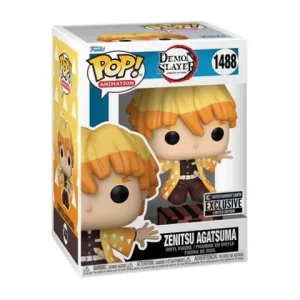 Funko Pop! 1488 - Demon Slayer - Zenitsu Agatsuma Vinyl Figure - Entertainment Earth Exclusive