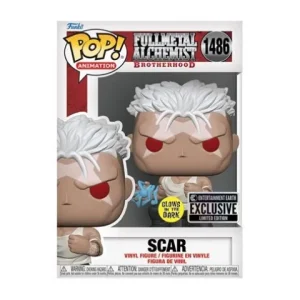 Funko Pop! 1486 - Fullmetal Alchemist: Brotherhood Scar Glow-in-the-Dark Vinyl Figure - Entertainment Earth Exclusive