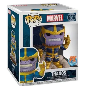 Funko Pop! 556 - Marvel Heroes - Thanos Snap 6-Inch Vinyl Bobble Head - PX