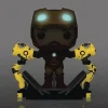 Funko Pop! 905 - Marvel Iron Man with Gantry Glow-in-the-Dark Deluxe Vinyl Bobble Head - PX