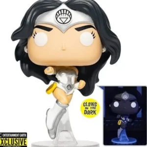Funko Pop! 423 DC Wonder Woman 80th Anniversary White Lantern Glow-in-the-Dark Vinyl Figure - Entertainment Earth Exclusive