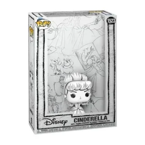 Funko Pop! #1523 Disney Sketched Cinderella Cover Art Figure with Case