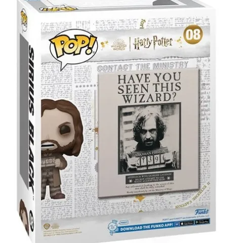 Funko Pop! #08 Harry Potter and the Prisoner of Azkaban - Sirius Black Cover Figure with Case