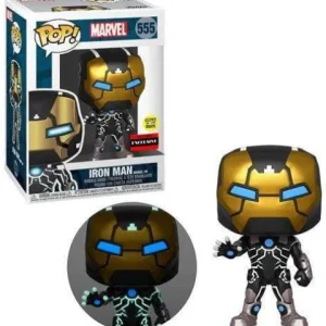 Funko Pop! 555 Marvel - Iron Man Model 39 GITD Bobble Head - AAA Exclusive