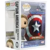 Funko Pop! 999 Marvel- Captain America with Prototype Shield Vinyl Figure - Entertainment Earth Exclusive