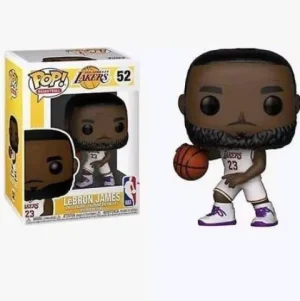 Funko Pop! 52 Pop Basketball - Lakers- Lebron James (White Uniform) Vinyl Figure