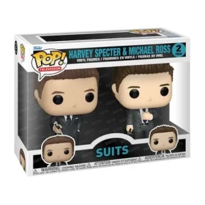 Funko Pop! 1725 Television - Suits Harvey Specter & Michael Ross 2-Pack Vinyl Figures