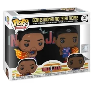 Funko Pop! Basketball NBA JAM Dennis Rodman & Isiah Thomas 2-Pack Vinyl Figure