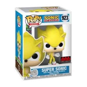 Funko Pop! Games 923 - Sonic the Hedgehog - Super Sonic Vinyl Figure - AAA Anime Exclusive