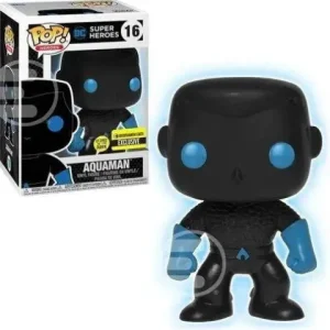 Funko Pop! Heroes 16 - DC Heroes- Aquaman Silhouette GITD Vinyl Figure EE Exclusive