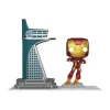 Funko Pop! Town 35 - Marvel Avengers Tower & Iron Man Glow in the Dark Bobblehead Figure - Previews Exclusive