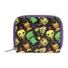 Funko The Nightmare Before Christmas Black Light Print Zip-Around Wallet