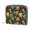 Funko The Nightmare Before Christmas Black Light Print Zip-Around Wallet