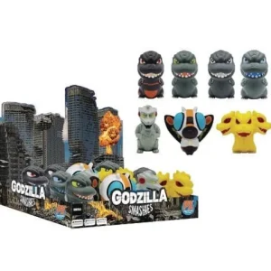 Surreal Entertainment Godzilla Smashies 12Pc Stress Doll Display Case - PREVIEWS Exclusive