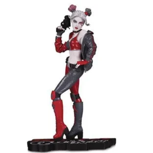 DC Direct Harley Quinn Red Black and White Statue By Joshua Middleton