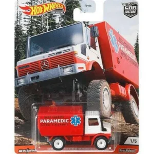 Mattel Hot Wheels Car Culture All Terrain - 1/5 '88 Mercedes Unimog U1300
