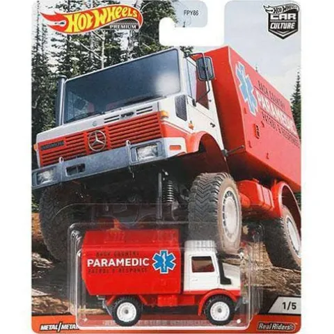 Mattel Hot Wheels Car Culture All Terrain - 1/5 '88 Mercedes Unimog U1300