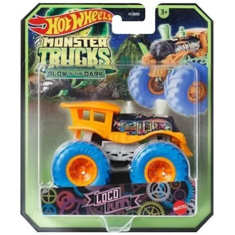 Mattel Hot Wheels Monster Trucks Glow-in-the-Dark 1:64 Scale Vehicle 2024 - Select Vehicle(s) (6281)