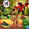 Hasbro Jurassic Park Transformers Mash-Up Tyrannocon Rex and Autobot JP93 Set
