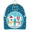 Loungefly Disney Minnie & Mickey Mouse Snow Globe Mini-Backpack