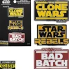 Loungefly Star Wars Animated Series Enamel Pin 3-Pack - Entertainment Earth Exclusive