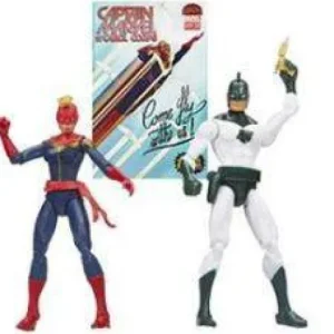 Hasbro Marvel Legends 3 3/4-Inch Comic Packs - Cosmic Marvels - Mar-vell & Carol Danvers