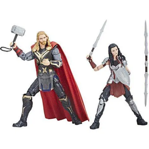 Hasbro Marvel Legends Cinematic Universe 10th Anniversary Thor and Sif 6-Inch Action Figure