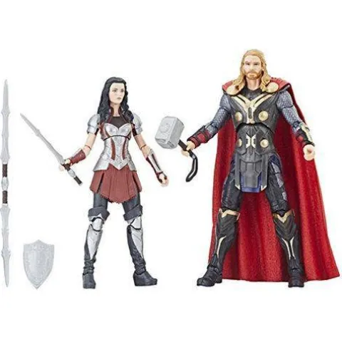 Hasbro Marvel Legends Cinematic Universe 10th Anniversary Thor and Sif 6-Inch Action Figure
