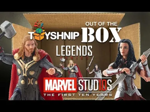 Hasbro Marvel Legends Cinematic Universe 10th Anniversary Thor and Sif 6-Inch Action Figure