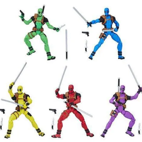 Hasbro Marvel Legends Deadpool's Rainbow Squad 5-Pack 3 3/4-Inch Action Figures