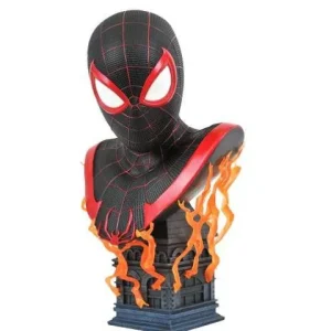 Diamond Select Marvel Legends in 3D PS5 Miles Morales 1/2 Scale Resin Bust