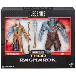 Hasbro Marvel Legends Thor Ragnarok Grandmaster and Korg 6-Inch Action Figures